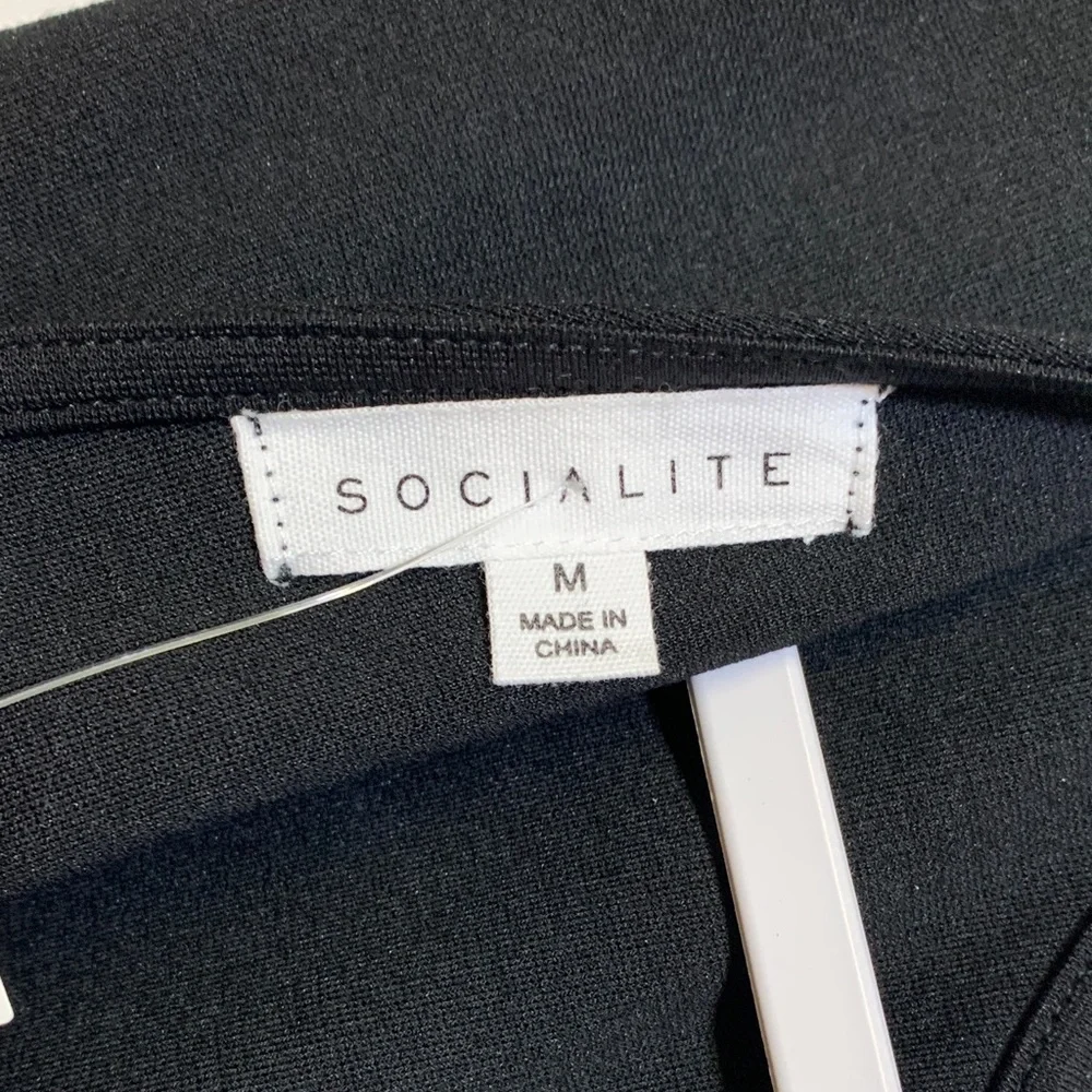 Socialite Black Mini Dress - Picture 2 of 5